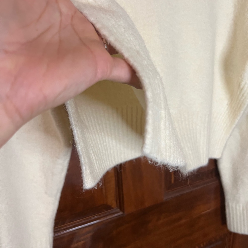 Zara Cream Turtleneck Sweater - Picture 13 of 13